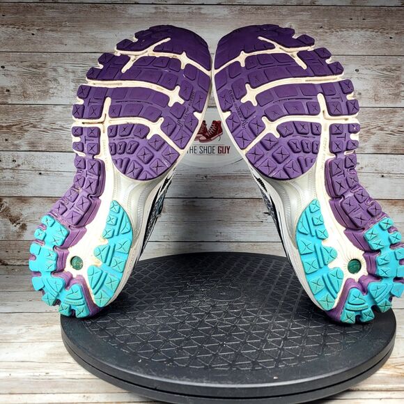 Brooks Ghost 5 Women's Size 7.5 Purple White Athletic Walking Running Shoes - Picture 6 of 10